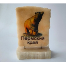Срез камня Пермский край ( медведь)