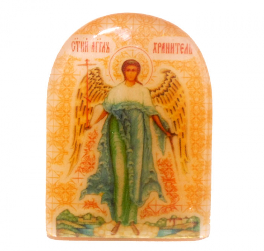Икона Ангел Хранитель (голубая ряса)