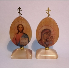 Венчальная икона - Иисус - Богоматерь Казанская (пара)